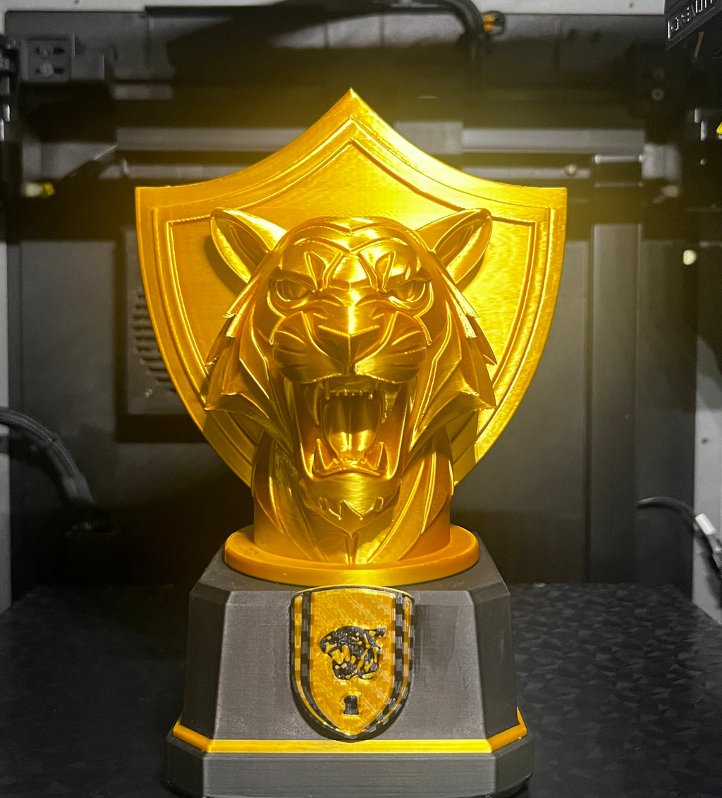 Golden Al-Ittihad Trophy Sculpture – Premium 3D Art