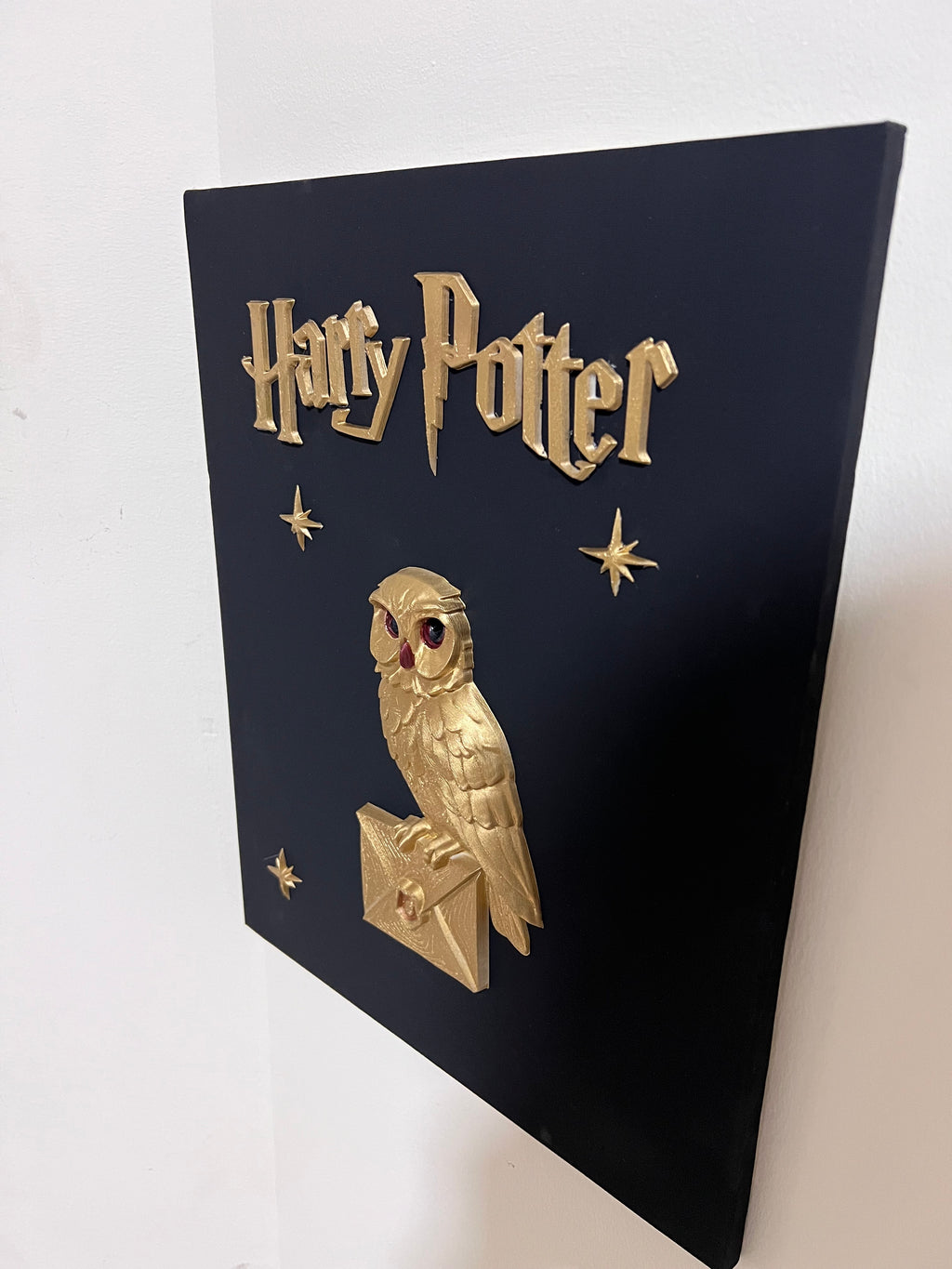 Harry Potter 3D Canvas Wall Art – 50×40 cm (Handcrafted Premium Edition)