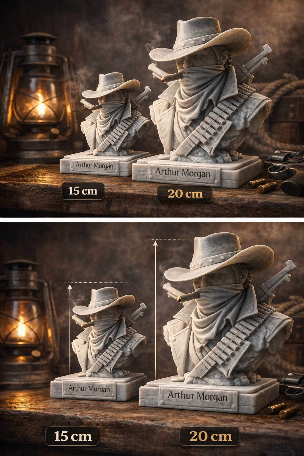 Arthur Morgan Bust – Cinematic Western RDR2 Sculpture