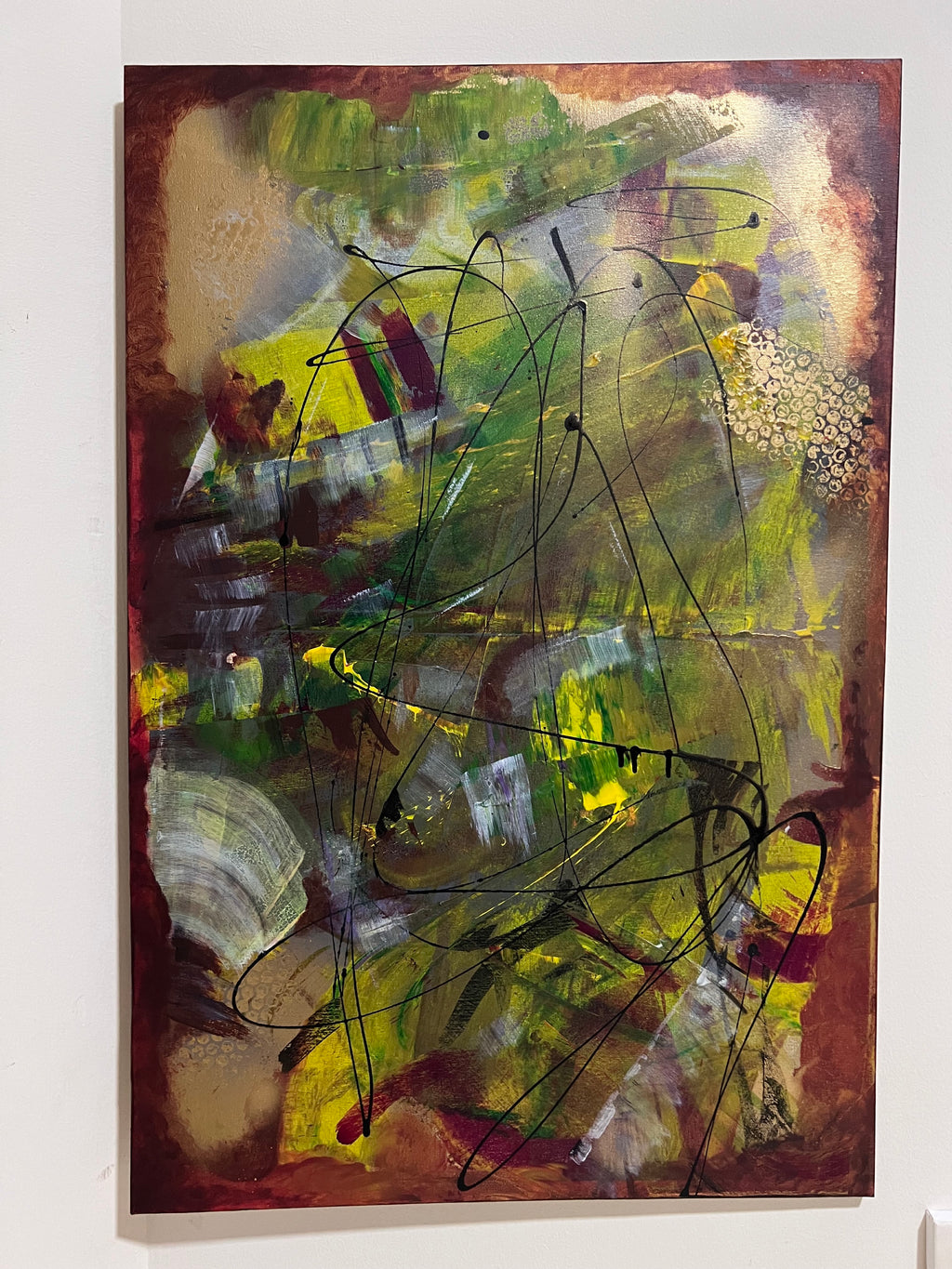 Abstract Painting – Colors in Motion.