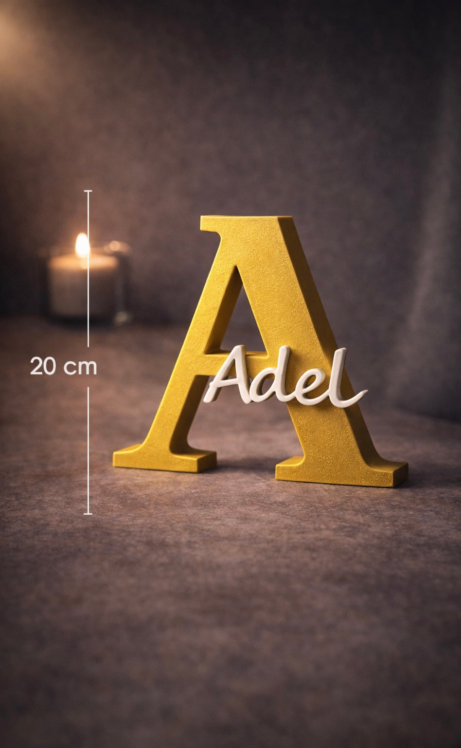 Custom Initial Name Stand
