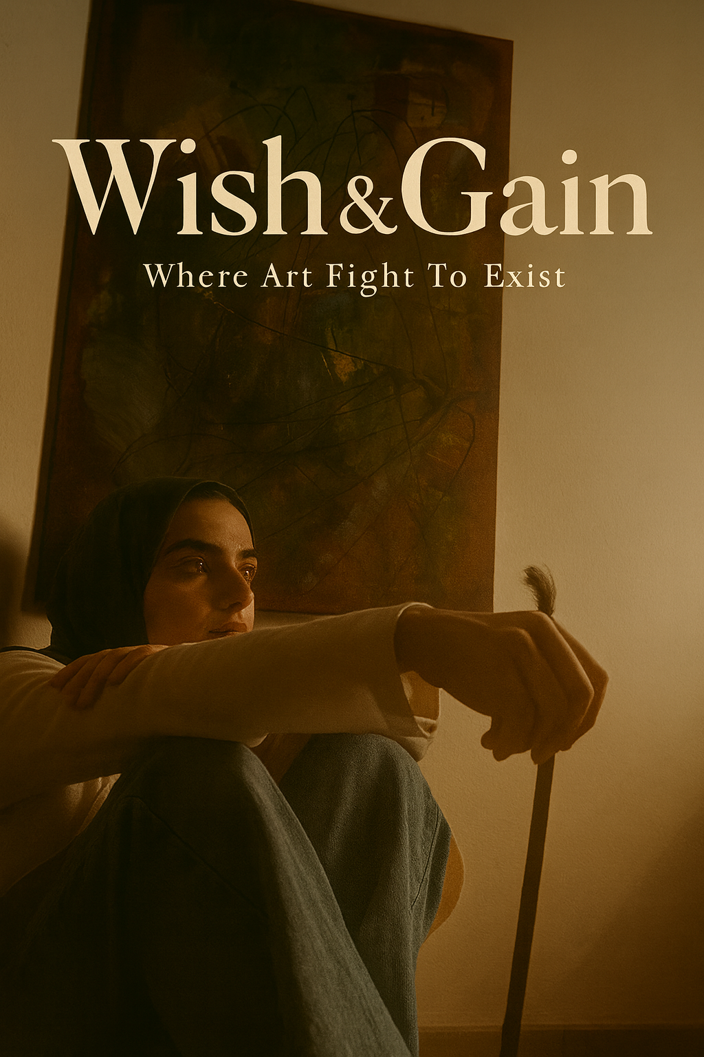 Abstract Painting – Colors in Motion.