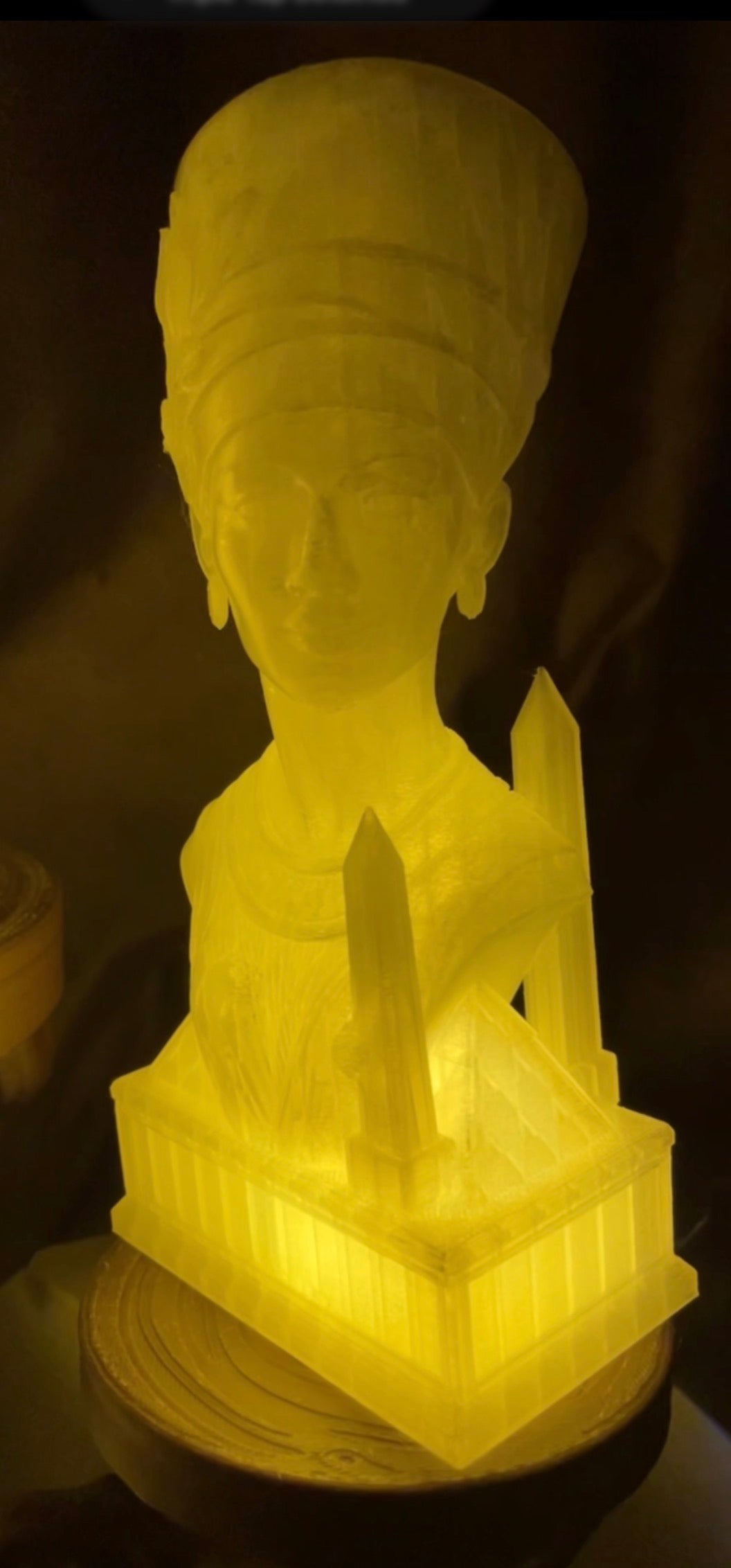 Nefertiti Light Sculpture