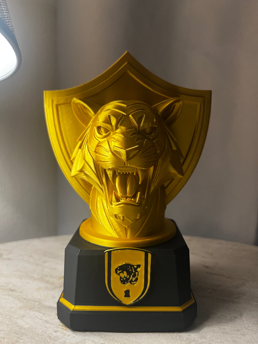 Golden Al-Ittihad Trophy Sculpture – Premium 3D Art