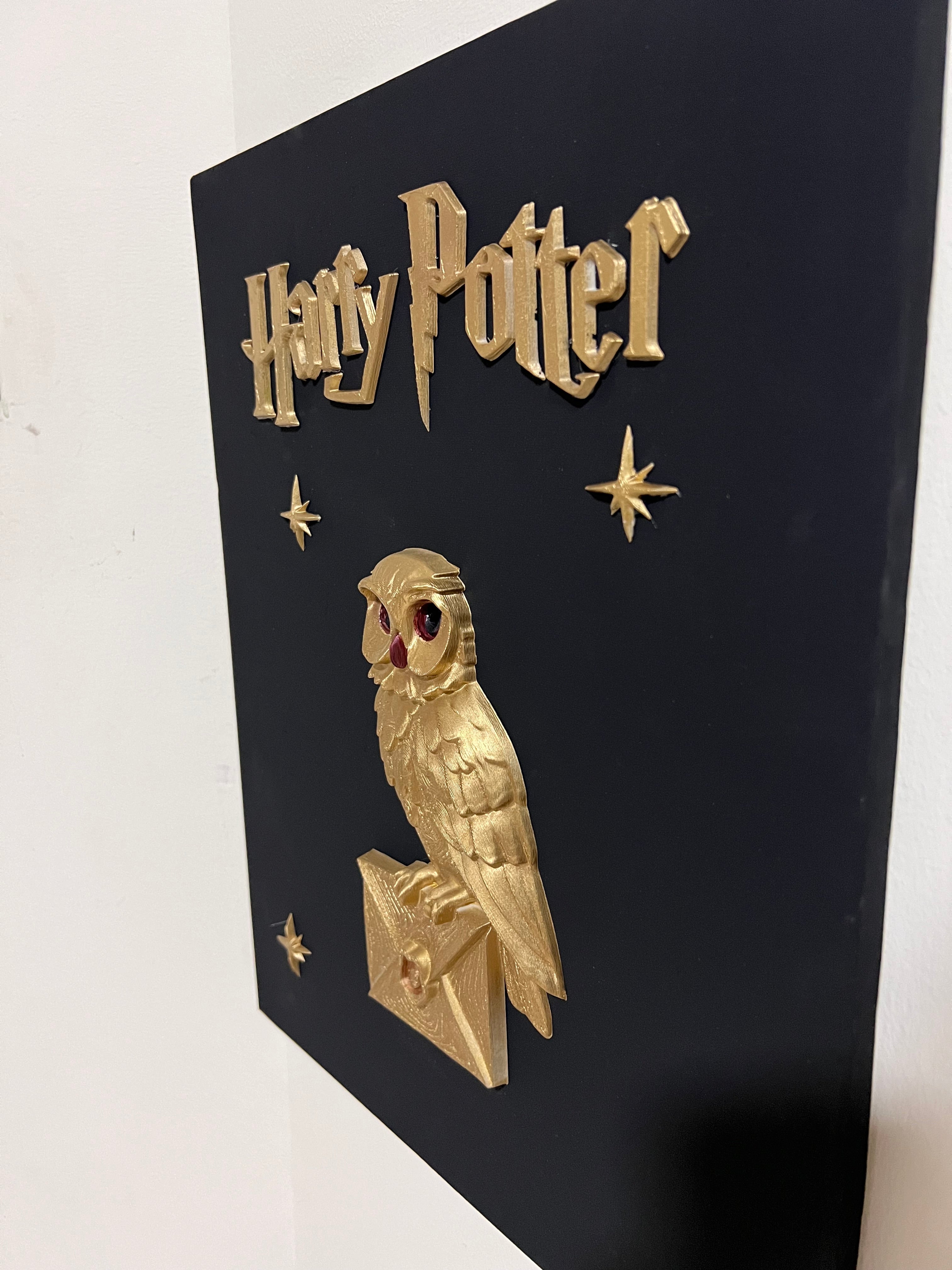 Harry Potter 3D Canvas Wall Art – 50×40 cm (Handcrafted Premium Edition)