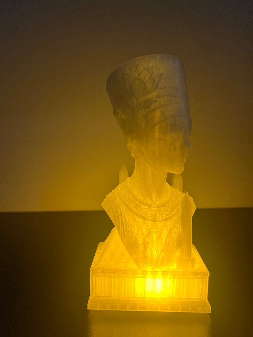 Nefertiti Light Sculpture