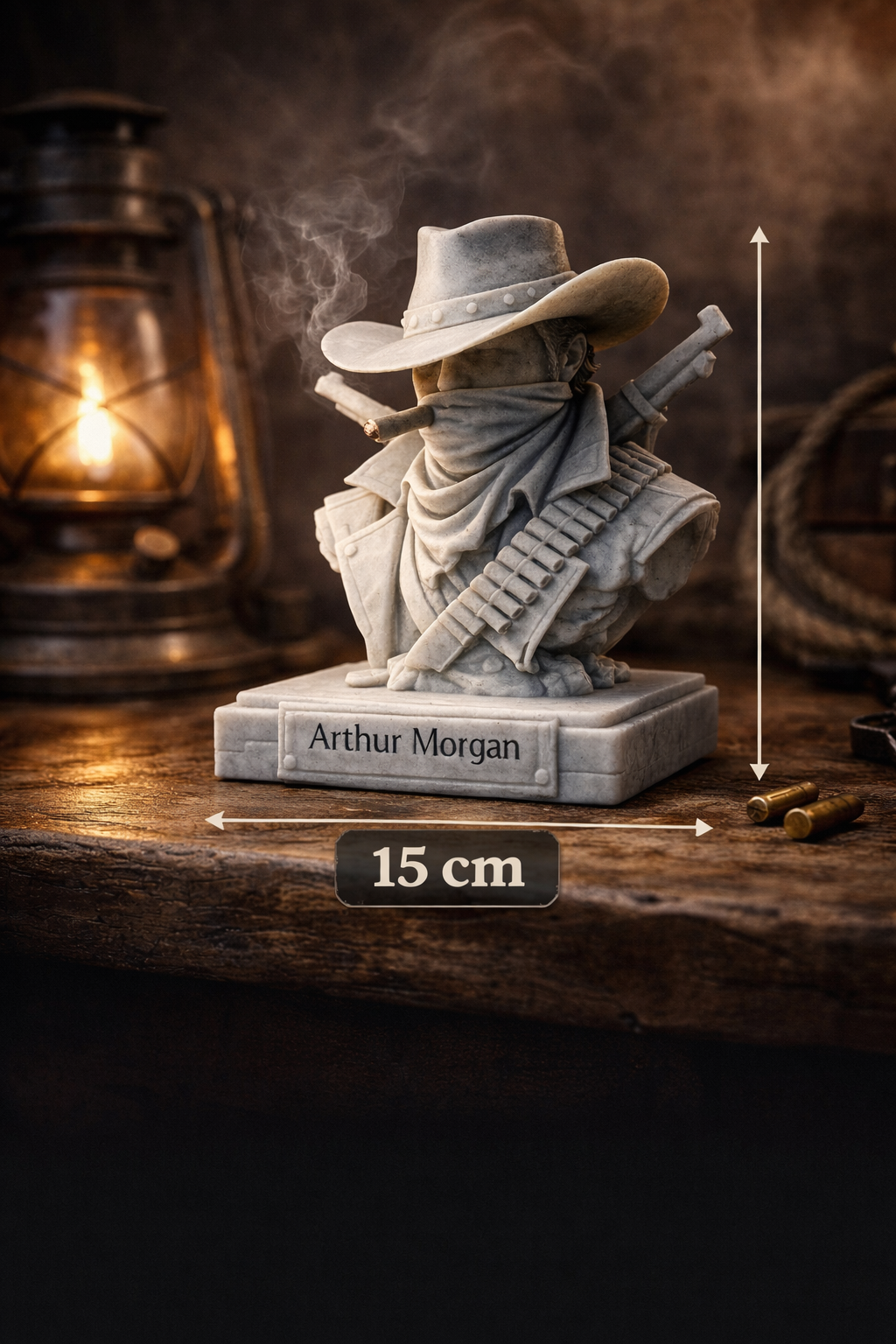 Arthur Morgan Bust – Cinematic Western RDR2 Sculpture