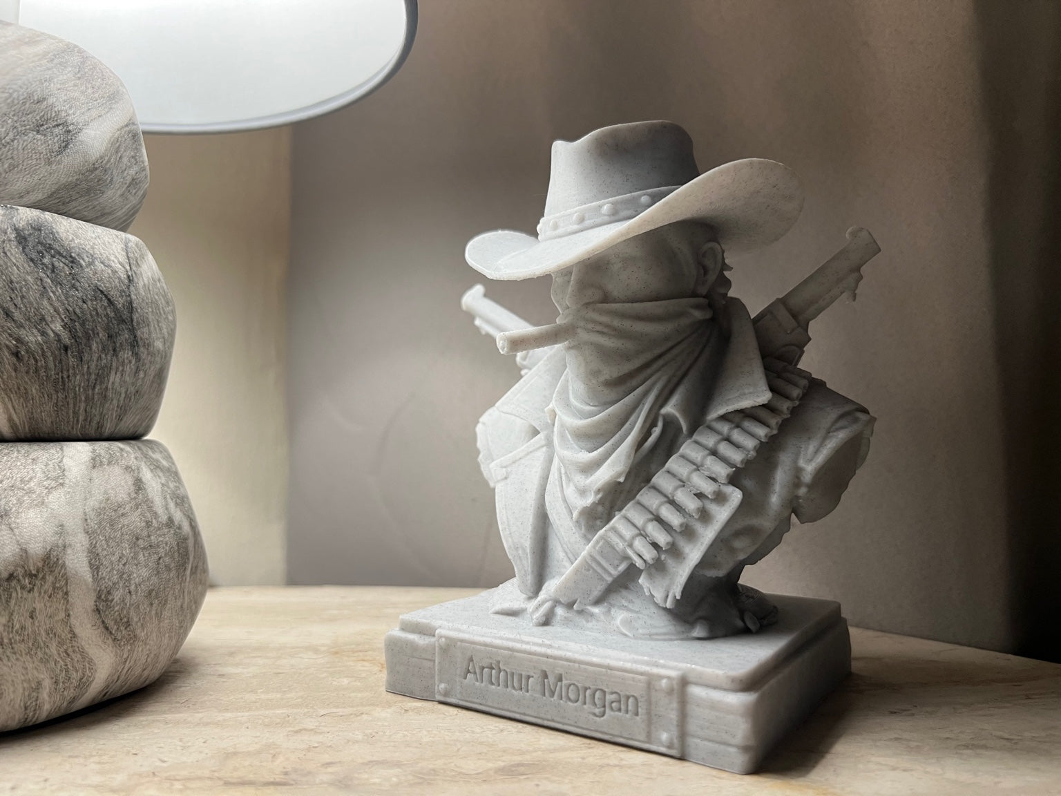 Arthur Morgan Bust – Cinematic Western RDR2 Sculpture