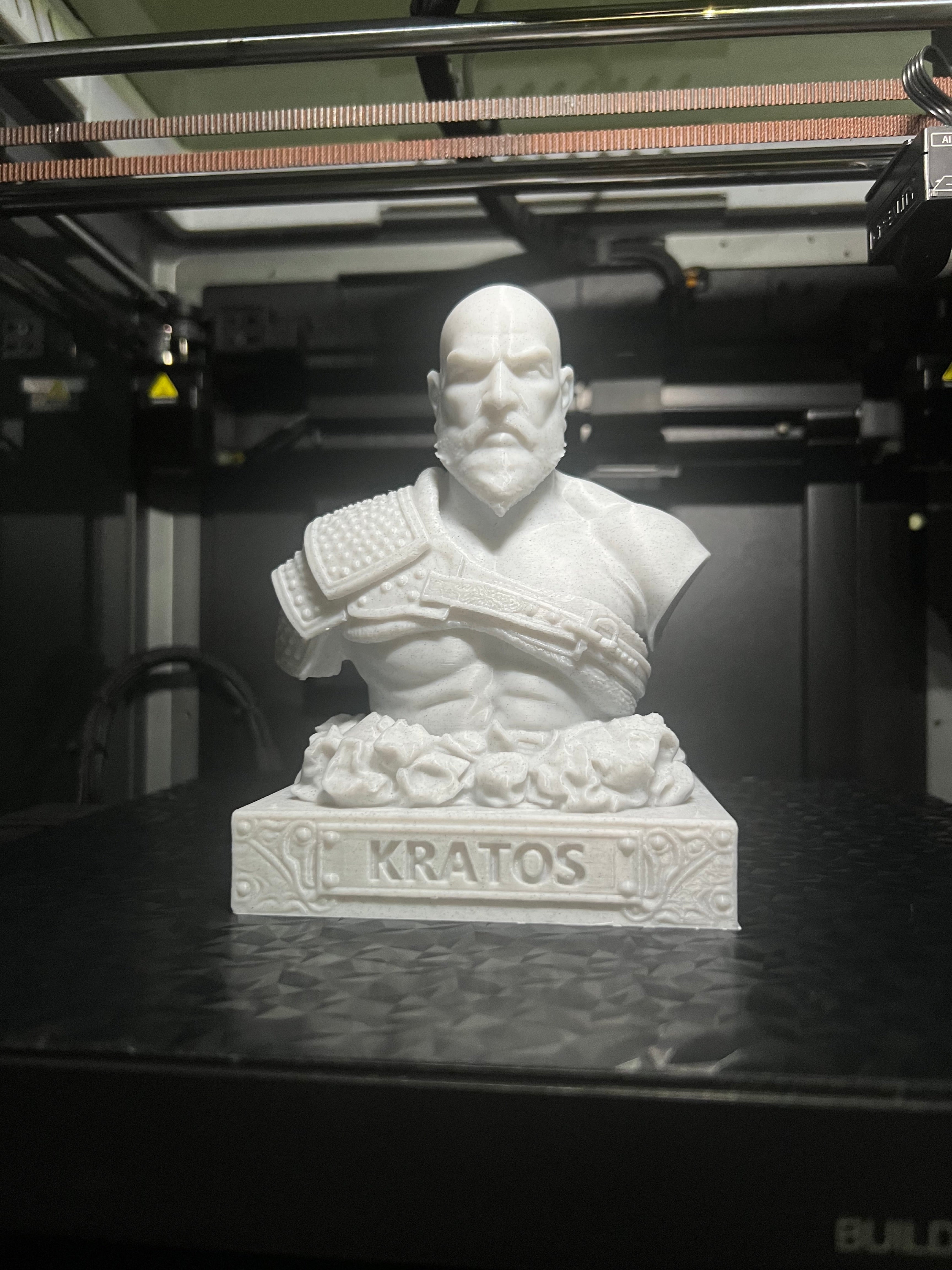 KRATOS Marble Bust Sculpture – Wish & Gain Exclusive