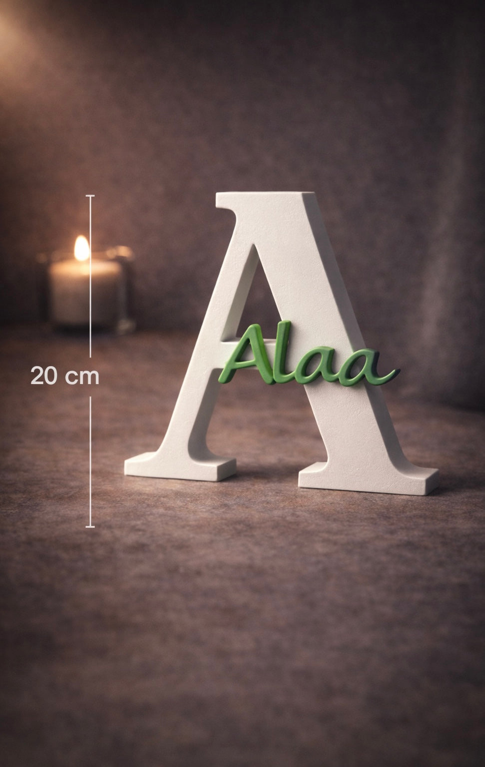 Custom Initial Name Stand