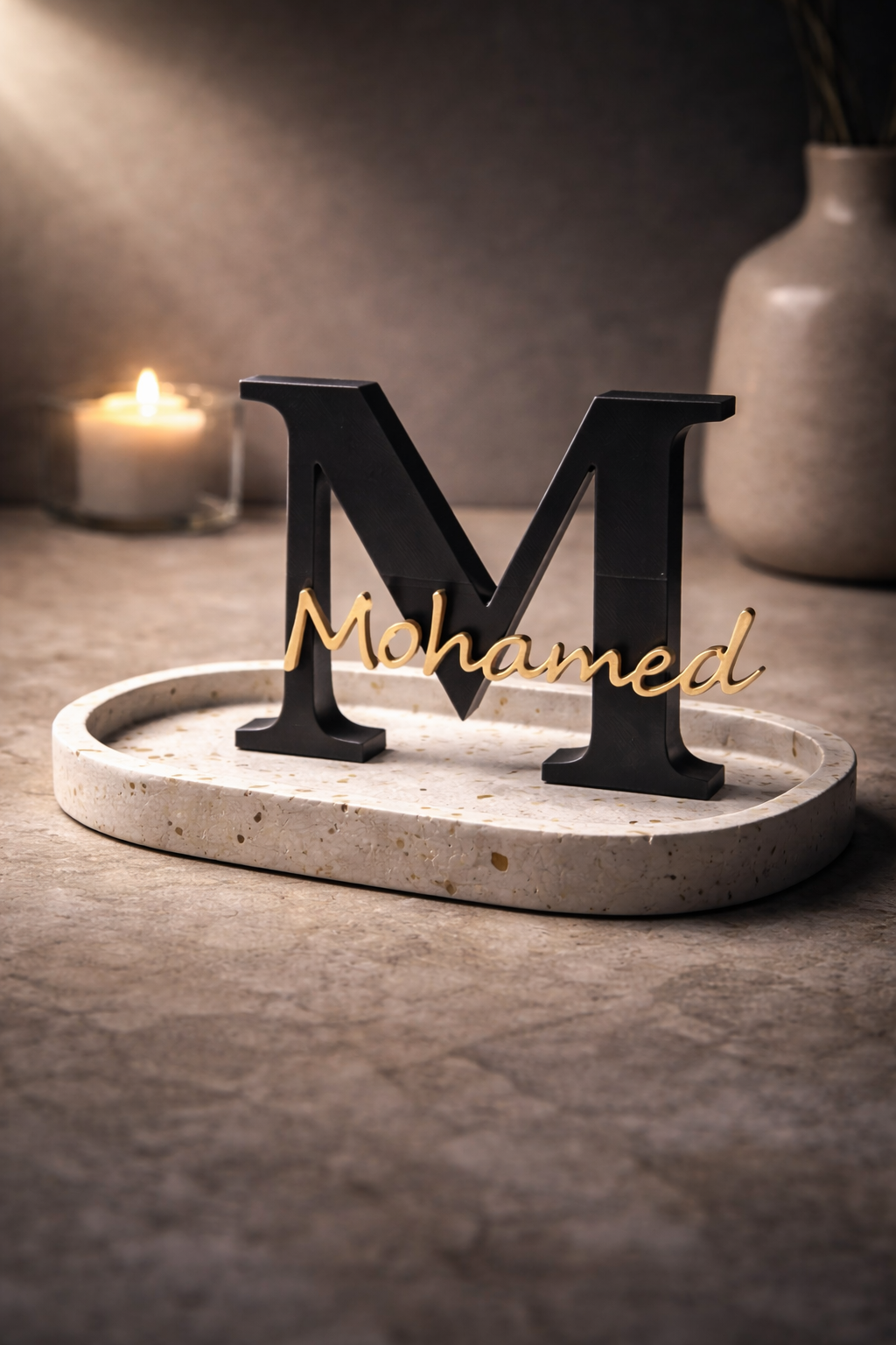 Custom Initial Name Stand