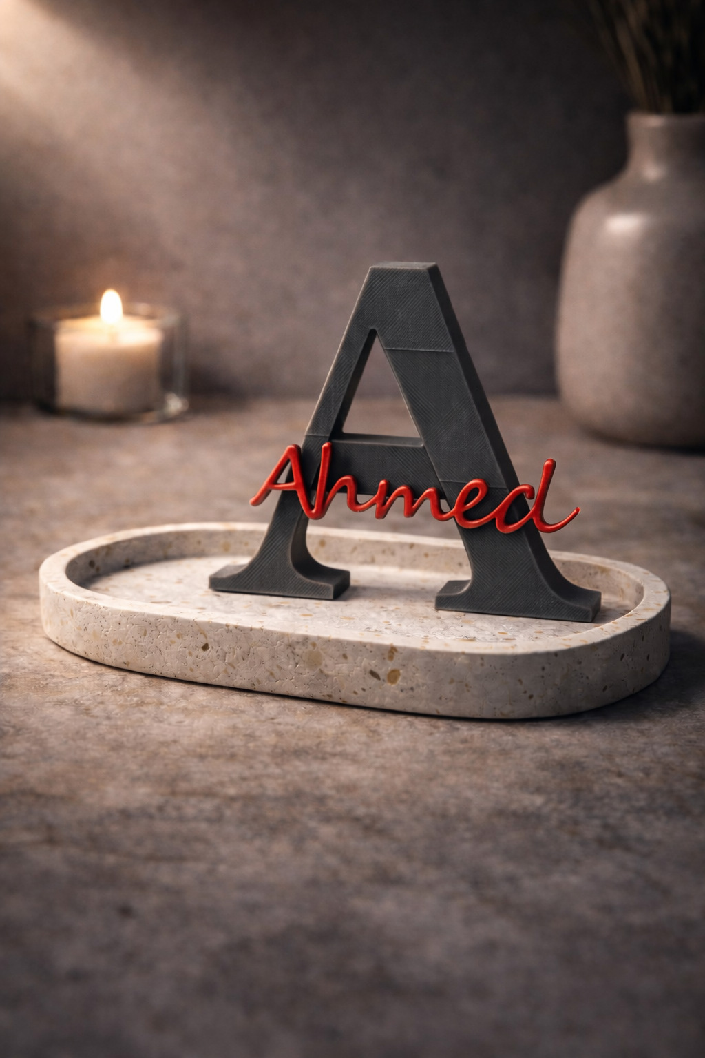 Custom Initial Name Stand