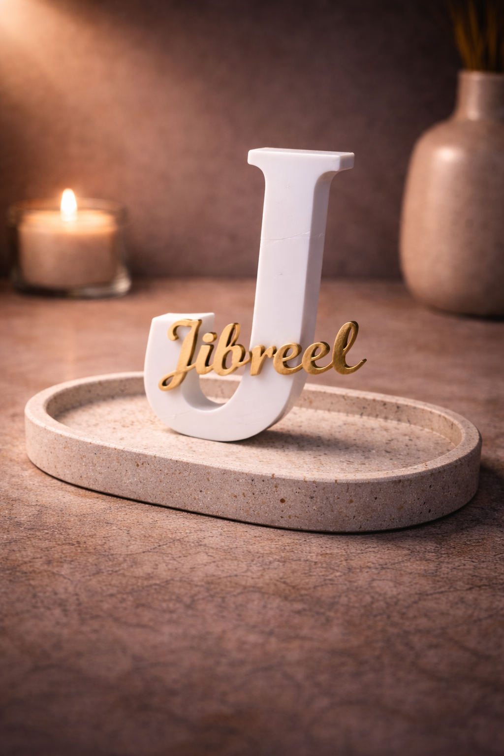 Custom Initial Name Stand