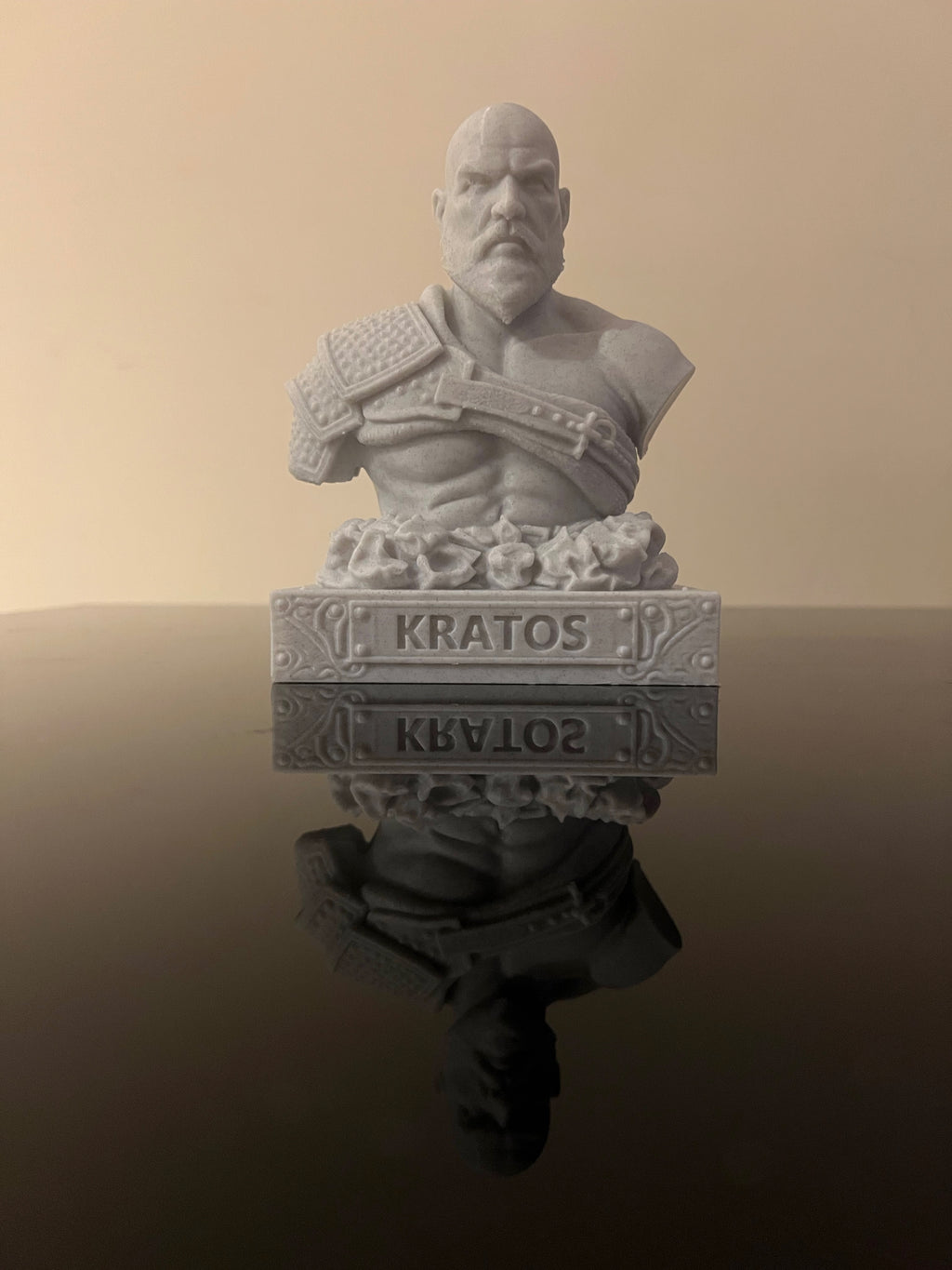KRATOS Marble Bust Sculpture – Wish & Gain Exclusive