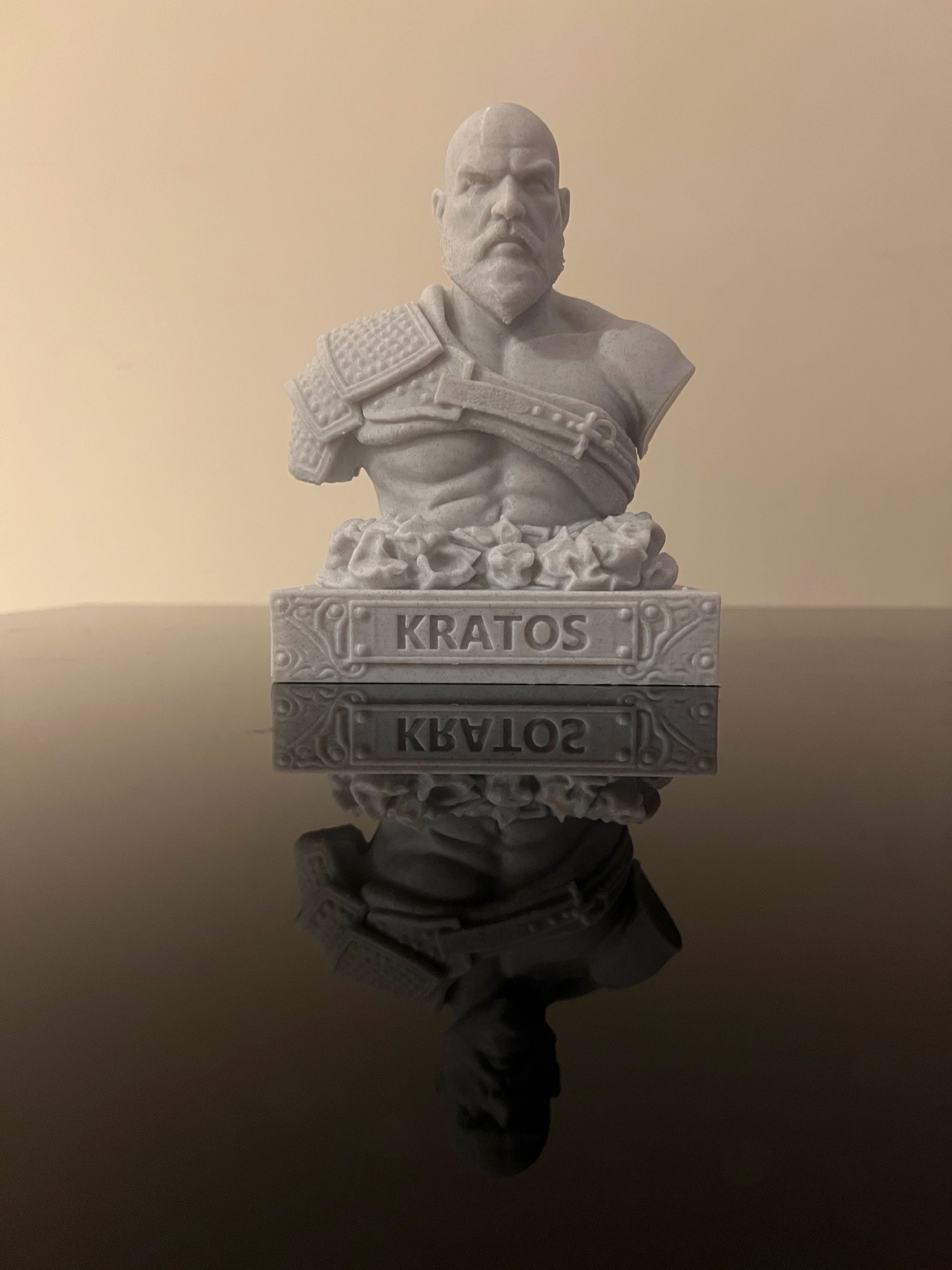 KRATOS Marble Bust Sculpture – Wish & Gain Exclusive