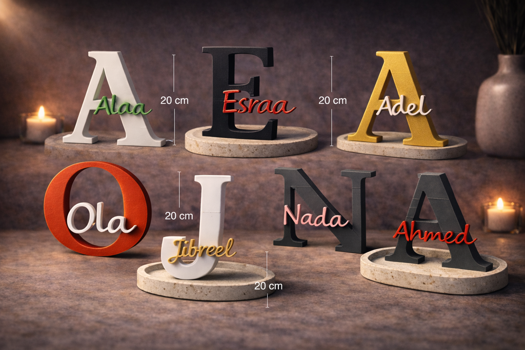 Custom Initial Name Stand